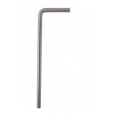 Wiesbaden UniMatch tube de sol 75 x 22 x 3,2 cm acier brossé