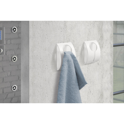 Zack Peco porte-serviettes - autocollant - blanc