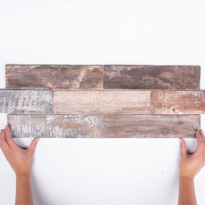 Cifre Ceramica Colonial Carrelage mural - 7.5x30cm - Rectangulaire - 8.6mm - Nature brillant