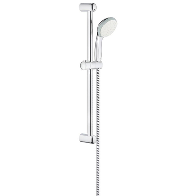Grohe Vitalio Go Glijstangset - 62cm - met handdouche diameter 10cm - 1 straalsoort - doucheslang 175cm - chroom
