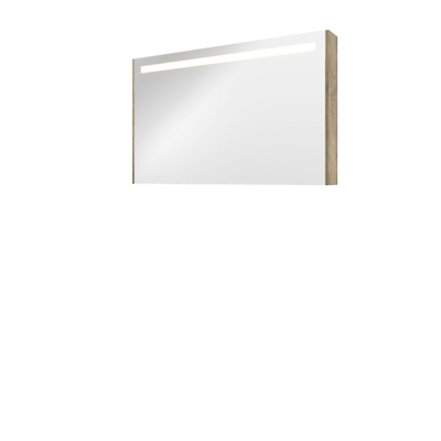 Proline Spiegelkast Premium met geintegreerde LED verlichting, 2 deuren 120x14x74cm Raw oak