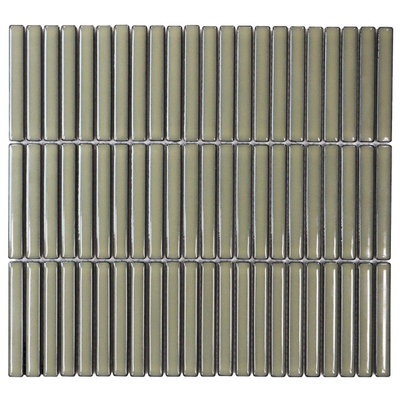 The Mosaic Factory Sevilla Carreau mosaïque - 1.2x9.2cm - carreau mural et de sol - brillant - urban olive