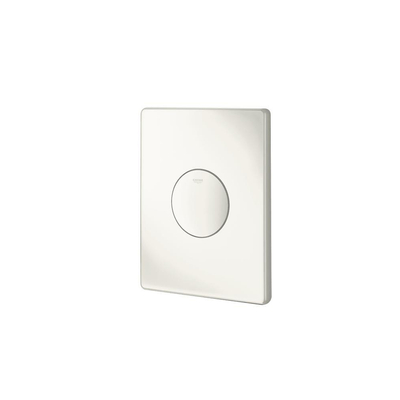 GROHE Skate Plaque de commande WC chasse simple vertical/horizontal blanc
