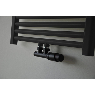 Riko set mitigeur sous-ensemble angle droit droite noir mat