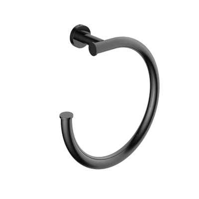Hotbath &MORE Handdoekring PBP - PVD - gepolijst zwart