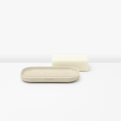 Brabantia ReNew Zeepbakje - 14x8x2cm - soft beige SHOWROOMMODEL