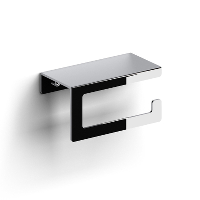 Clou Fold toiletrolhouder zonder klep gebogen model chroom