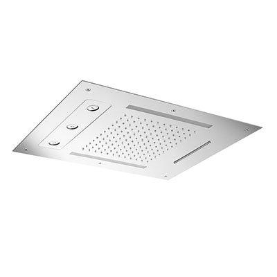 Hotbath Mate Inbouw - hoofddouche douche - 48x63 spin LED - hoogglans chroom