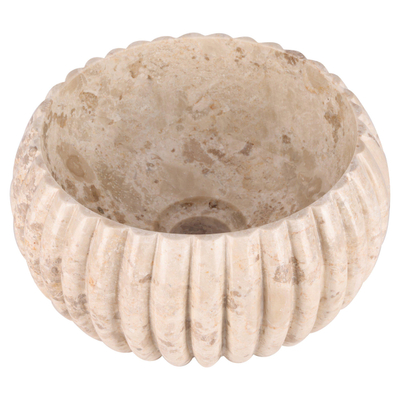 Differnz Ribba vasque - 25x25x12 - marbre - beige