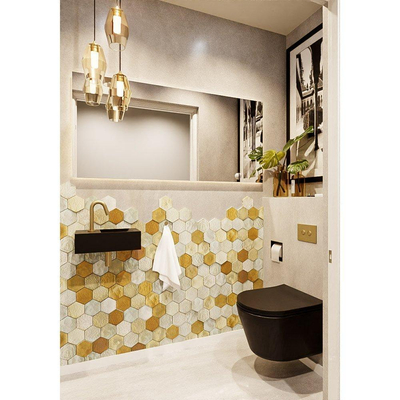 Mondiaz TYNE fontein - 40x23x12cm - wasbak rechts - 1 kraangat - solid surface Urban mat