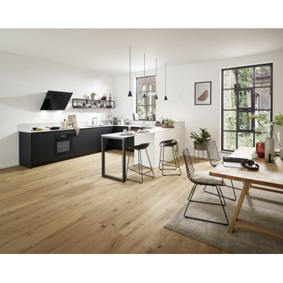 Hansgrohe Talis m54 - 1 greeps keukenmkr - 270 uittrekb uitloop - sbox - rvs- look (rvs)