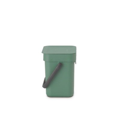 Brabantia Sort & Go afvalbakje - 3 liter - hengsel - fir green