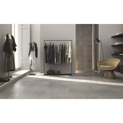 Ceralto Orsini Concrete Carreau de sol - 60x60cm - 9.5mm - rectifié - Nero