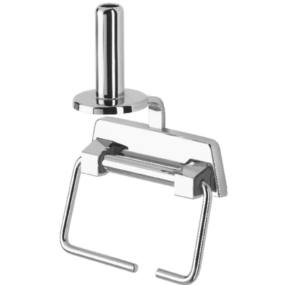 Geesa Standard Porte-rouleau de papier toilette sans clapet avec ressort et Porte-rouleau de réserve Chrome