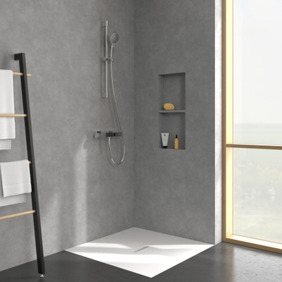 Villeroy & Boch Universal Taps & Fittings Douchethermostaat - voor douche Hoekig - hoogglans chroom