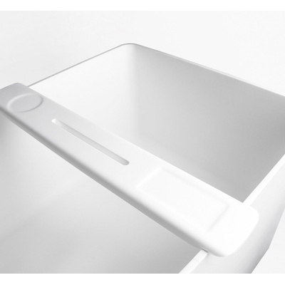 Ideavit Soidfelix Porte Ipad pour baignoire 77x12x2.4cm Solid surface blanc mat