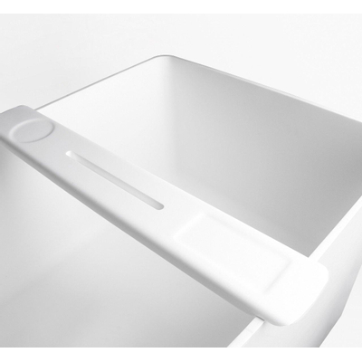 Ideavit Solidfelix Ipadhouder voor bad 77x12x2.4cm Solid surface mat wit SHOWROOMMODEL