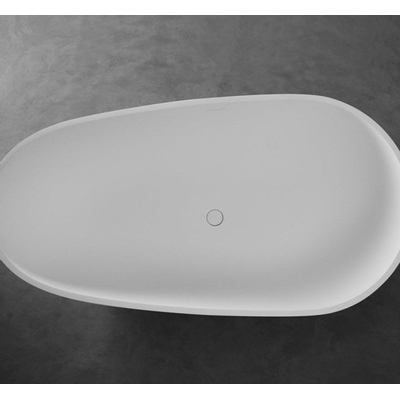 Ideavit Solidsurf Vrijstaand bad 170x88cm ovaal Solid surface wit