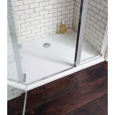 Crosswater Tray douchebak 150x80x3.5cm rechthoek met antislip acryl wit