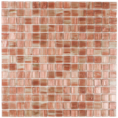 The Mosaic Factory Amsterdam Mosaïque - 2x2cm - carreau mural et de sol - brillant - champagne