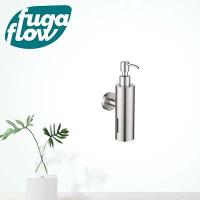 FugaFlow zeepdispenser - wand - rond - geborsteld RVS - Black Friday -