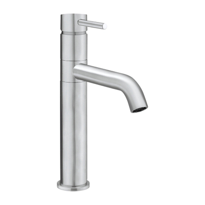 Crosswater Design mitigeur de cuisine monocommande avec bec orientable inox brossé