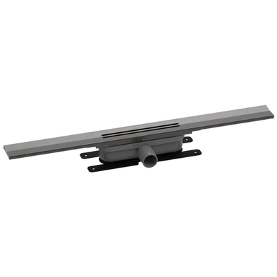 Easy drain R-line Clean Color caniveau de douche 120cm chrome noir brossé