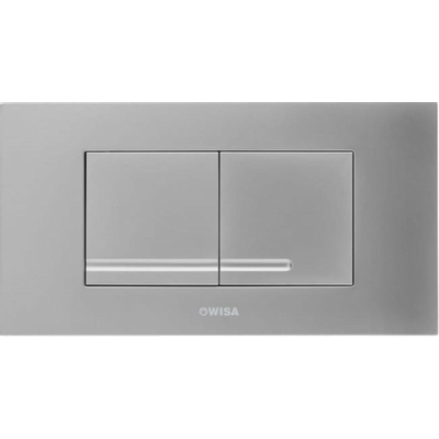 Wisa Xt Kantos Plaque de commande frontale/supérieure dualflush chrome brillant