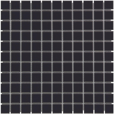 La mosaïque Mosaic Factory Barcelona - carreau mosaïque - 30x30cm - carrelage mural - carré - porcelaine noir brillant