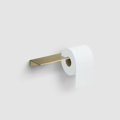 Clou Fold porte-rouleau de papier toilette sans clapet or brossé PVD