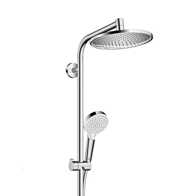 Hansgrohe Crometta s 240 showerpipe reno met ecosmart chroom TWEEDEKANS