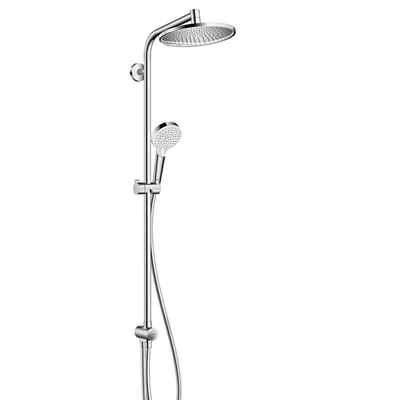 Hansgrohe Crometta s 240 showerpipe reno met ecosmart chroom TWEEDEKANS