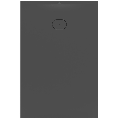 Villeroy & Boch Ecora douchebak - 150x100x3.5cm - afvoer korte zijde - anthracite (antraciet)