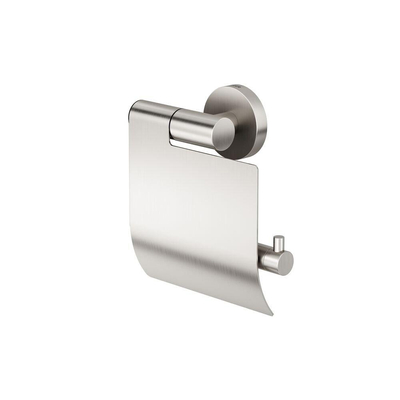 Porte-rouleau de toilette Tiger Boston - avec couvercle - inox brossé