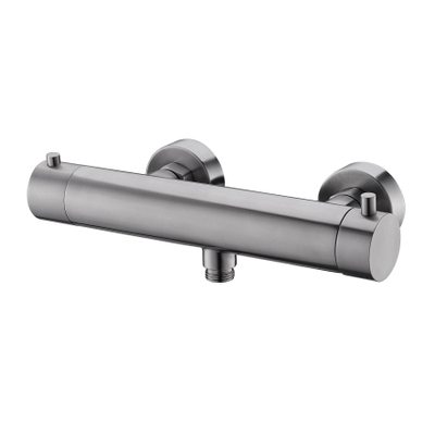 Wiesbaden 304 Mitigeur thermostatique de douche 15 cm inox brossé