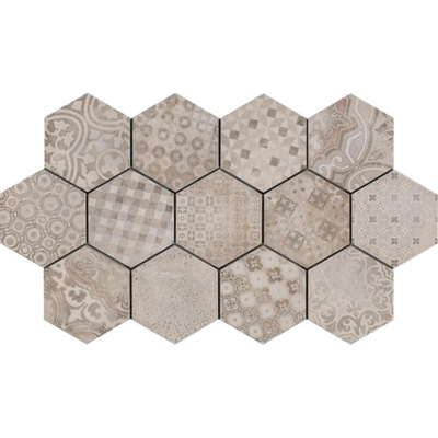 Ragno Rewind Bande décorative - 18,2x21 cm - 9,5 mm - Ciment