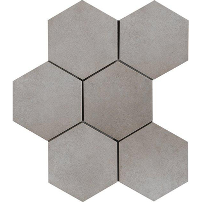 Ragno Rewind Carrelage sol 21x18.2cm Peltro hexagon