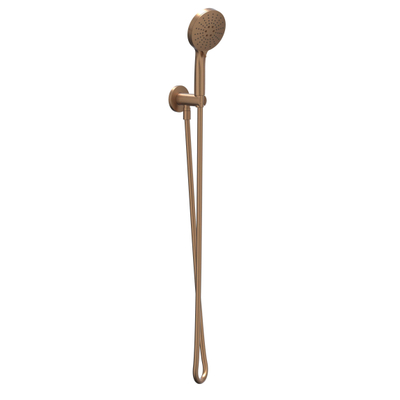 IVY Glijstangset - met handdouche - verstelbaar - 3 standen - doucheslang 150cm - Geborsteld mat koper PVD