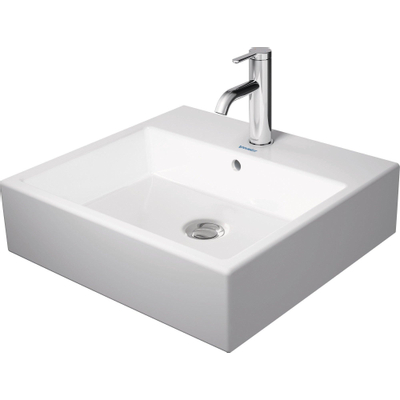 Duravit Vero Air Lavabo à poser - 50x47cm - 1 trou de robinet - avec trop-plein - aiguisé - blanc