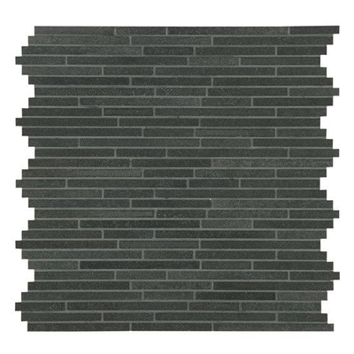 Ceralto Minuta Uno Mosaïque 31x31cm 10mm porcellanato Basalte Allongé
