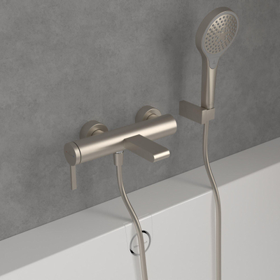 Villeroy & Boch Dawn Mitigeur de baignoire monocommande - robinet mélangeur - Nickel brossé mat (inox)