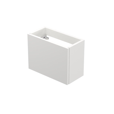 INK Versus Fonteinkast - 36x18x27cm - 1 deur - greeploos of tbv grepen - links- en rechtsdraaiend - MDF lak - Mat wit