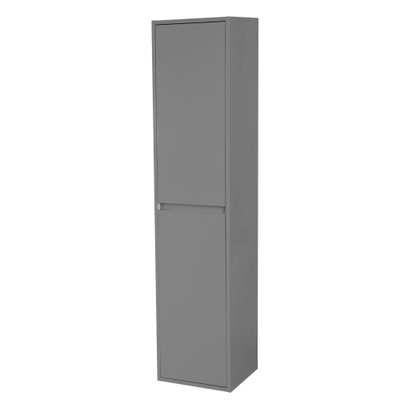 Adema Bella armoire colonne 35x35x160cm sans poignées 2 portes gris mat