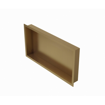 Sawiday Uni inbouwnis 30x60x10cm Geborsteld Messing PVD (Goud)