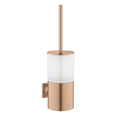 GROHE Allure Porte-balai de toilettes - montage mural - rond - fermé - brushed warm sunset