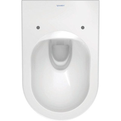 Toilettes suspendue Duravit Me by Starck 57cm avec abattant blanc