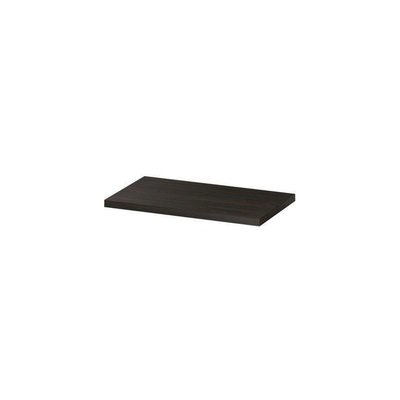 INK Topdeck Wastafelblad - 80x45x3.5cm - tbv onderkast - MFC - Intens eiken