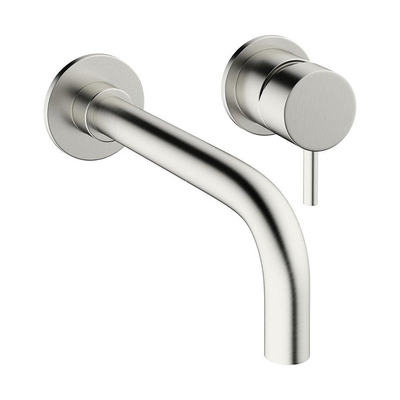 Crosswater MPRO Inbouw Wastafelkraan - inclusief inbouwdeel - 14cm en 22cm uitloop - RVS