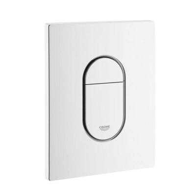 Villeroy & Boch Subway Compact DirectFlush Pack WC à fond creux avec réservoir encastrable, abattant et plaque de commande verticale Blanc