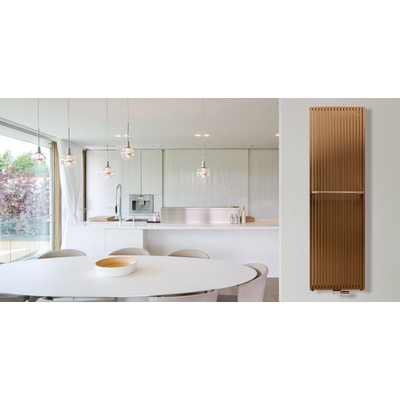 VASCO CARRE Radiateur (décor) H140xP8.6xL35.5cm 1026W Acier Black January
